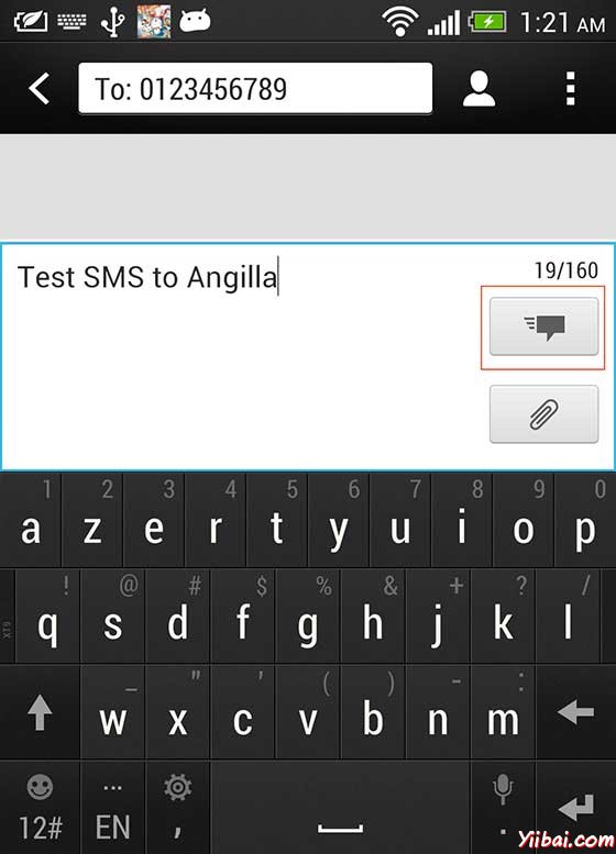 Android Mobile SMS Screen
