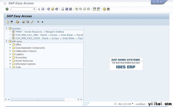 SAP Easy Access